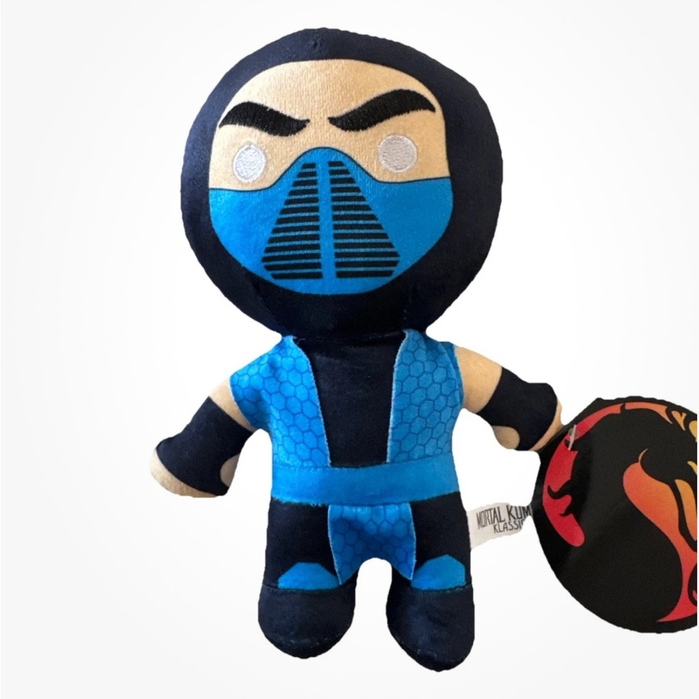 Mortal Kombat Klassic - Sub-Zero Plush Stuffed Toy Doll 8-inch NEW!